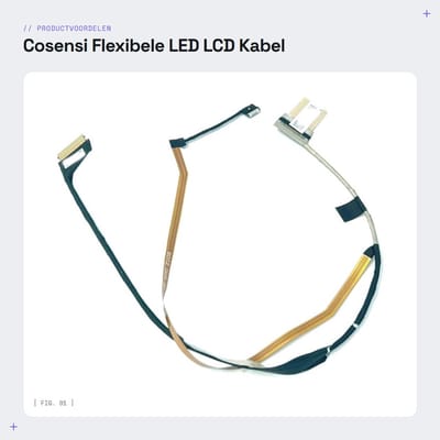 Dailygoods - Flexibele LED LCD Kabel voor MSI Laptops