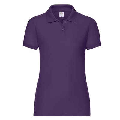 Fruit of the Loom Dames/Dames Lady Fit 65/35 Poloshirt (Paars)