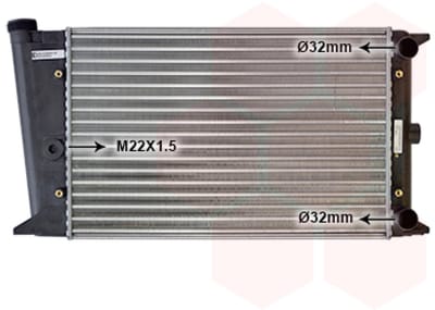 Van Wezel - RADIATOR VOOR VW GOLF I 1976-1983 171121253G