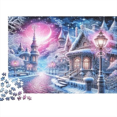 Puzzel 1000 Stukjes - Legpuzzel Volwassenen - Ontspanning en Plezier - Gerecycled Materiaal - 38 x 26 cm - Roze
