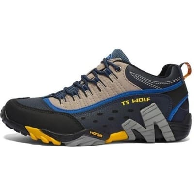 Heren Outdoor Klimschoenen Echt Leer Waterdicht Ademend Jacht Trekking Schoenen Sportklimmen Wandelen Sneakers 43