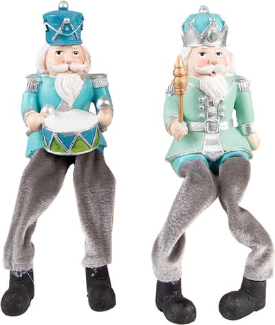 Clayre & Eef Beeld Notenkraker 21 cm Groen Kunststof