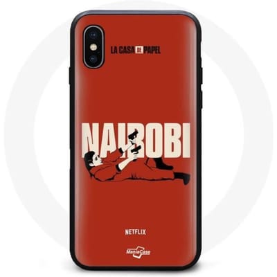 Coque - La Casa De Papel - Nairobi - Souple - Rouge - Design inspiré de la série