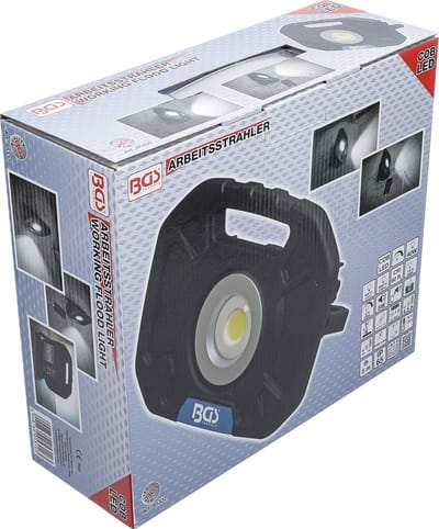 BGS COB-LED-werkspotlamp 40 Watt met geïntegreerde speakers