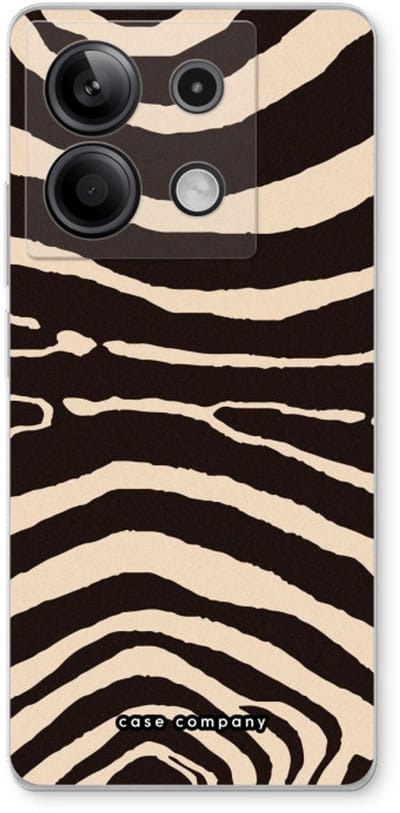 Case Company® - Hoesje geschikt voor Xiaomi Redmi Note 13 5G hoesje - Arizona Zebra - Soft Cover Telefoonhoesje - Bescherming aan alle Kanten en Schermrand
