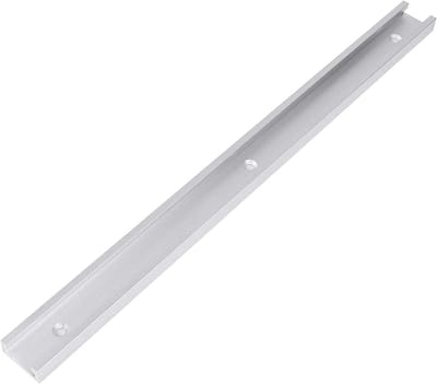 Allecto plus - 30 Type Houtbewerking Slide Rail Track Cirkelzaag - 2 stuks - Omgekeerde Tafel - 6061 Aluminiumlegering - Wit - Voor Houtbewerking Tafel