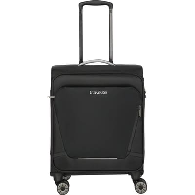 Travelite Jetpack Max handbagage spinner 55 cm 41 liter (4-wiel cabine koffer) 01 - Zwart