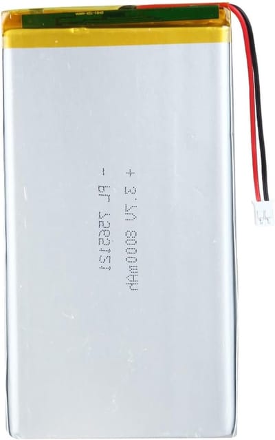 Oplaadbare Li-Ion batterij 3,7V 8000mAh met 2P PH stekker en 2mm raster voor diverse toepassingen