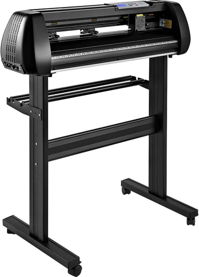 Vinyl snijmachine – 34-inch plotter – Offline snijset met Bluetooth – Hoogprecisie rolwiel, instelbare snelheid en kracht – DIY SignMaster software voor Windows