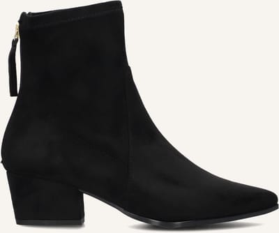 Unisa Jake Enkellaarsjes - Enkelboots met rits - Dames - Zwart - Maat 38