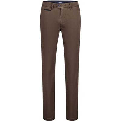 Gardeur Broek Benny-3 Cottonflex 4Nature Organic Cotton Chocolate Brown / male
