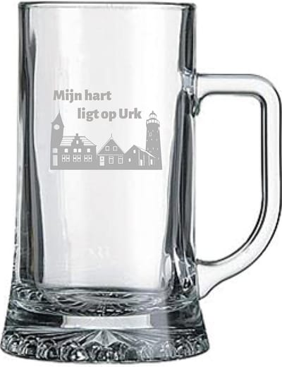 Gegraveerde bierpul 50cl Urk