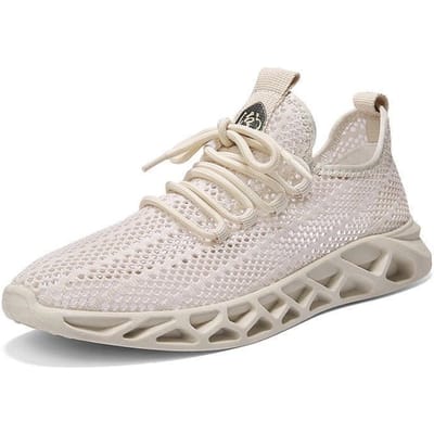 Herenschoenen Mode Zomer Ademend Dunne Sectie Koreaans Mesh Casual Sportschoenen Heren Hol Mesh Trendy Schoenen 39