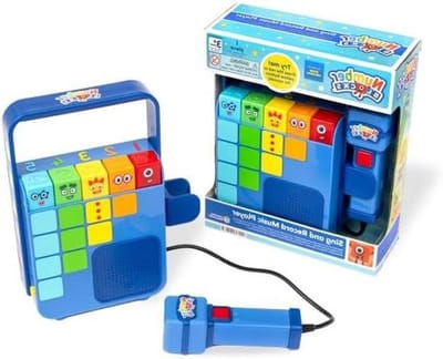 Muziekspeler met Microfoon - Zing en Tel Speler - Leren Muziek Maken - Opnemen tot 90 seconden - 5 knoppen