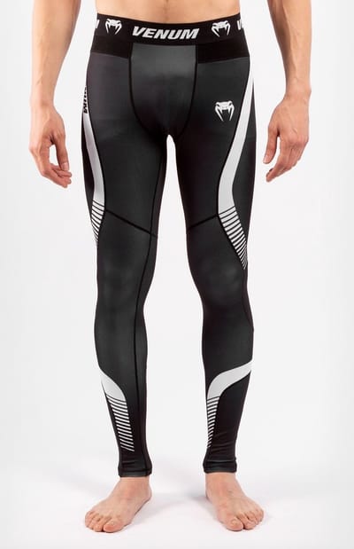 Venum Sportlegging No Gi 3.0 Compressiebroek Zwart Wit - XL - Jeans Maat 36