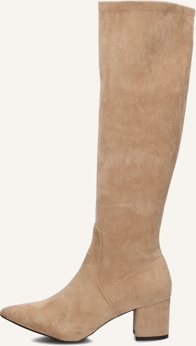 Omoda 0591-5 Laarzen - Suèdelook - Dames - Beige - Maat 38