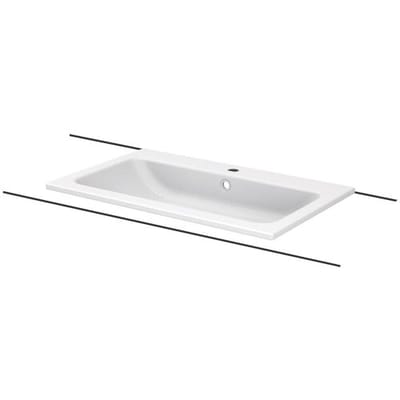 BetteOne built-in washbasin 80 x 49.5 cm with tap hole A139-000HLW1