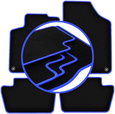 CARLUX-BLUE automatten voor: Peugeot 308 I hatchback, stationwagen, SW (2007-2013)