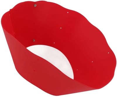 Dailygoods- Spatdeksel 30 cm - Antispatdeksel - Verstelbaar - Siliconen - Kookaccessoires - Rood