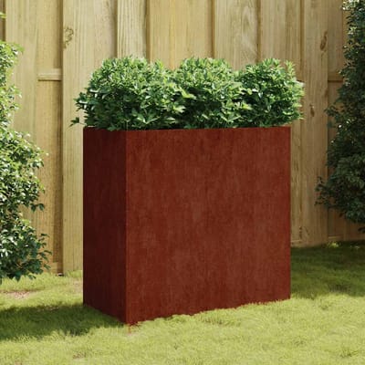 vidaXL - Plantenbak - 80x40x80 - cm - cortenstaal