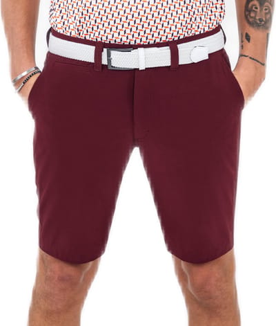 Func Factory mannen Korte Broek Connor bordeaux rood maat 32