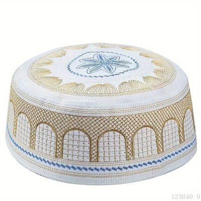 Bovista Kufi - Gebedshoed - Islam - Alhamdulillah - Islamitische Kleding - Moslim Kleding - 2 - 56 cm