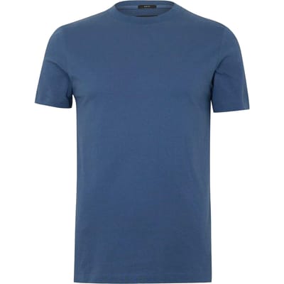 Boss Heren Tessler Regular T-Shirt (Blauw)