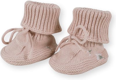Saga Copenhagen Baby Slofjes 0-4 Maanden Flower On Mellow Rose
