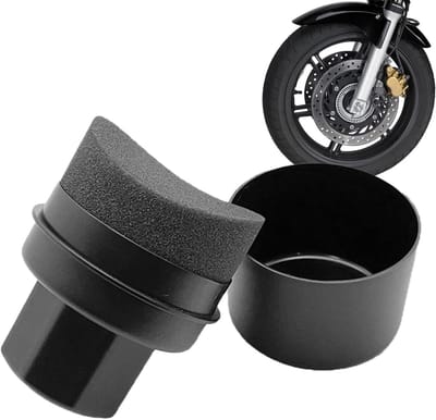 Auto Wax Applicator - Polijst Spons - Banden Reinigen - Krasvrije Applicatie - 8.5 x 12 cm - Zwart