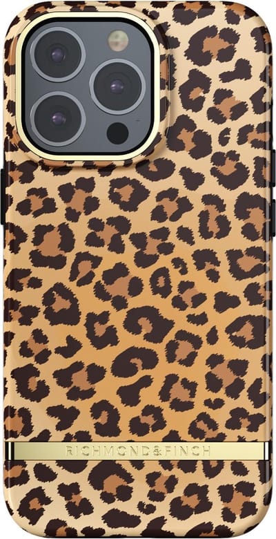 Richmond & Finch Soft Leopard hoesje voor iPhone 13 Pro Max - Geel