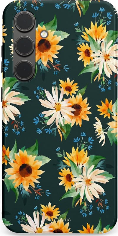 Casetastic Hoesje Geschikt voor Samsung S24 Plus - Stijlvolle Beschermende Duo-layer Case - Zonnebosjes