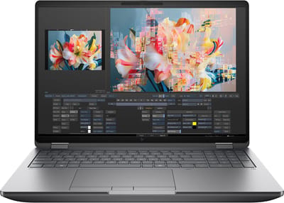 HP ZBook Fury G1i 16 Intel Core Ultra 7 255HX Mobiel werkstation 40,6 cm (16") WUXGA 16 GB DDR5-SDRAM 512 GB SSD NVIDIA RTX PRO 1000 Blackwell Wi-Fi 7 (802.11be) Windows 11 Pro AI Workstation, AI PC Zilver
