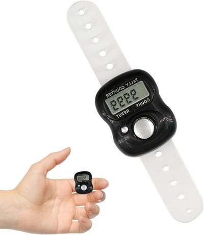 Digitale Vingerteller - Hand teller - Activiteiten bijhouden - Eenvoudig resetten - 15 centimeter - Willekeurige kleur
