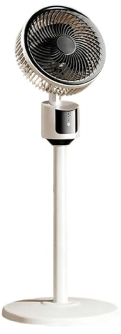 Vloerkoelventilator 80x30 cm – Krachtige USB-circulator met stille koperen motor, 3 snelheden, natuurlijke bries tot 5 meter – Draagbare ventilator voor thuis, kantoor, slaapkamer