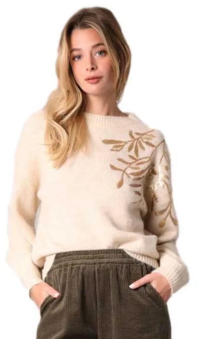 Deeluxe Nadita Trui Beige 2XL Vrouw
