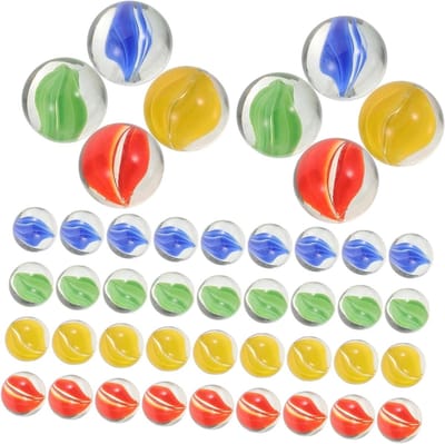 Glazen Knikkers - Decoratie Bollen - Tuin Decoratie - Aantrekkelijk Kleurontwerp - 200 Stuks - Gekleurd