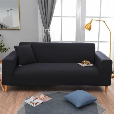 Stoel Uni Kleur Elastische Bankhoezen voor Woonkamer Spandex Modulaire Hoekbank Slipcovers Bank Stoelhoes 1-seat 90x140cm