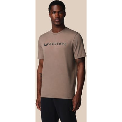 Heren Adapt Grafisch T-shirt - Diep Taupe
