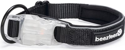 Beeztees Hondentuig Parinca Supreme Y-Tuig - Hondenharnas kleine honden - Nylon - Zwart - Maat S - 38-51cmx15mm