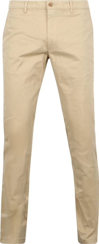 Suitable Chino broek Plato Ecru - Maat 46 - Heren - Mannen broeken
