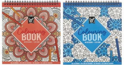 Creative Craft Group Mandala coloring book 21*20cm. 24s. 120g. BLUE