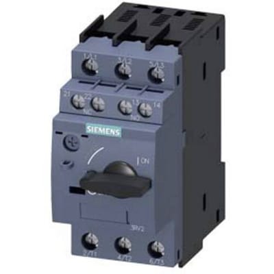 Siemens 3RV2021-1JA15 Vermogensschakelaar 1 stuk(s) Instelbereik (stroomsterkte): 7 - 10 A Schakelspanning (max.): 690 V/AC (b x h x d) 45 x 97 x 97