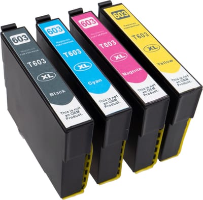 IPEXNL geschikt voor Epson 603 / 603XL inkt cartridges Multipack 4 inktpatronen Epson Expression Home XP2100, XP2105, XP2150, XP3250, XP2155, XP3100, XP3105, XP4100, XP4105, XP4150, XP4155, WorkForce WF2810, WF2830, WF2840DWF, WF2850DWF, WF2870DWF