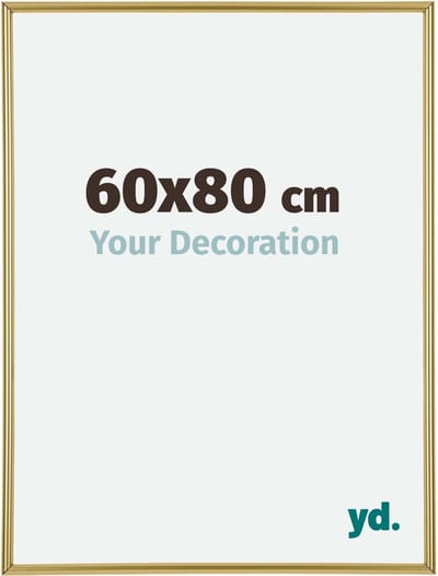 Your Decoration - Fotolijst 60x80 cm - Kunststof - Goud - Annecy