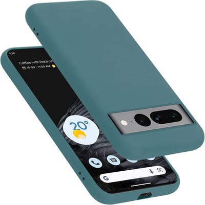Cadorabo Hoesje geschikt voor Google PIXEL 7 PRO in LIQUID GROEN - Beschermhoes gemaakt van flexibel TPU silicone Case Cover