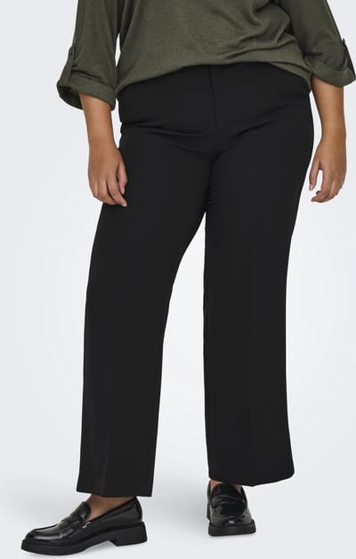 ONLY CARMAKOMA - CARBERRY HW WIDE PANT TLR - Dames - Broeken