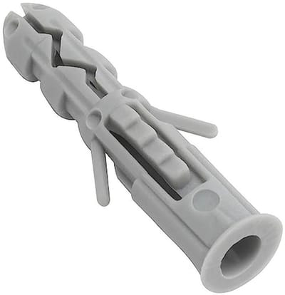 Set van 100 klassieke pluggen Ø6x30 mm - polyamide bevestigingsmiddelen voor metselwerk en beton