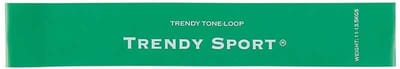 Trendy Sport Tone-Loop - naadloos - groen - zware weerstand - 24 mm x 1.6 mm x 29 cm - aerobic + getrainde - Weerstandsband