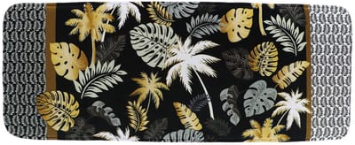 Badmat Tropical Fantasie - antislip - microfiber - 120 x 45 cm- Zachte badmat-XL badmat