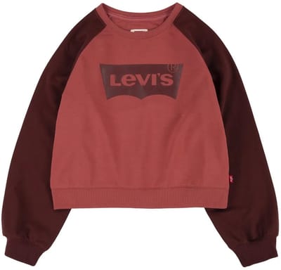 Levi´s ® Kids Raglan batwing crew Sweatshirt Rood 14 Years Meisje